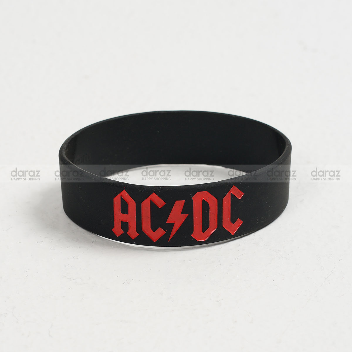 ACDC official Logo printed high quality silicon Wristband - Guitar Paradise