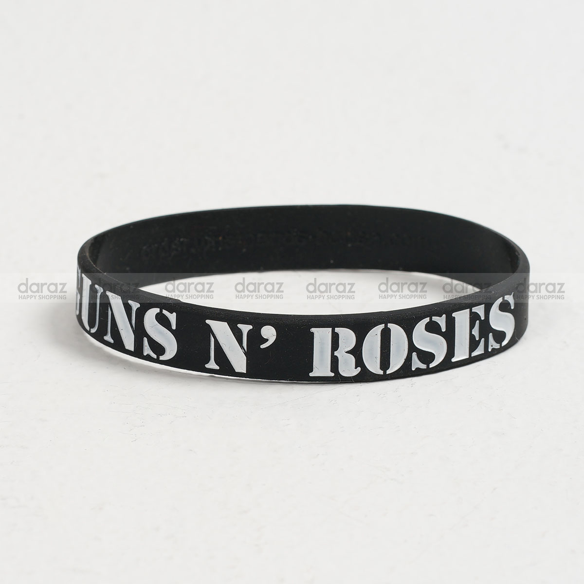 guns_nd roses official Logo printed high quality silicon Wristband ...