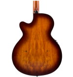 Mitchell MX430 Spalted Maple Acoustic-Electric Guitar Whiskey Burst