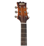 Mitchell MX430 Spalted Maple Acoustic-Electric Guitar Whiskey Burst - Image 3
