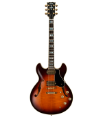 Yamaha SA2200 Semi-Hollow Electric Guitar Brown - Image 3