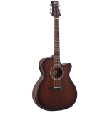 Mitchell Terra Series T433CEBST Cutaway Acoustic Guitar Edge Burst