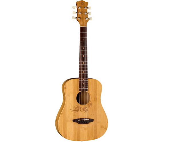 Luna Guitars Safari Bamboo 3/4 Satin Natural Acoustic Guitar