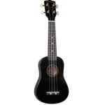 Diamond Head DU-10 Soprano Ukulele Black Black Fingerboard