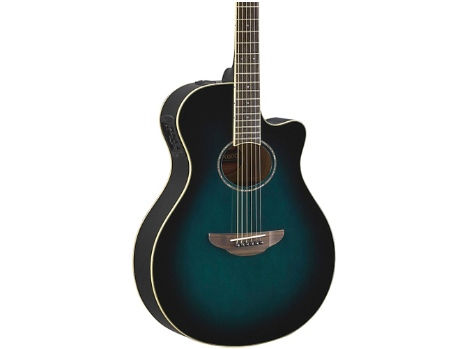 Yamaha APX600 Acoustic-Electric Guitar Oriental Blue Burst - Guitar ...