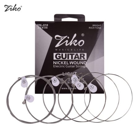ZIKO DN-010 LIGHT NICKEL WOUND Bright Rich Tone Electric Guitar Strings