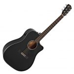 Fender CD-60SCE Dreadnought Acoustic-Electric Guitar Black