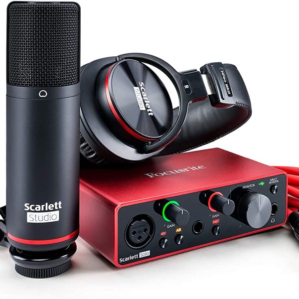 Focusrite Scarlett 2i2 Studio 3rd Gen Recording Bundle