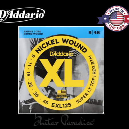 D'Addario EXL125 Nickel Wound Electric Strings - .009-.046 Super Light Top/Regular