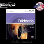 D'Addario EJ13 80/20 Bronze Acoustic Guitar Strings, Custom Light, 11-52