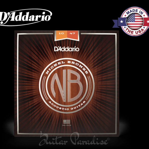 D'Addario NB1047 custom light Nickel Bronze Strings Set for Acoustic Guitar