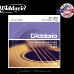 D'Addario EJ26 - Phosphor Bronze Custom Light Acoustic Guitar Strings .011-.052
