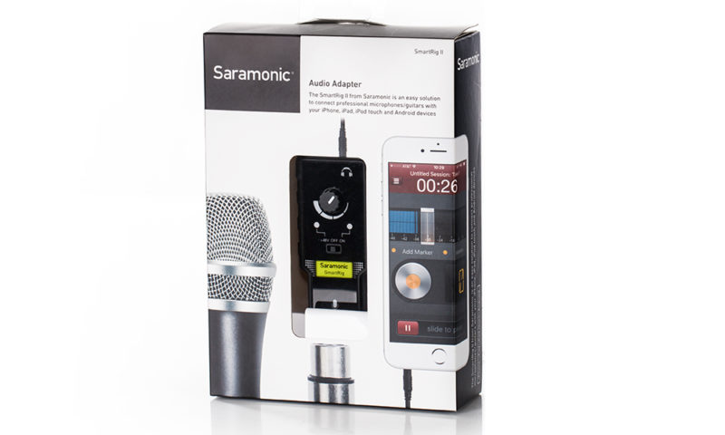 Saramonic SmartRig II Professional Audio Interface Preamp and Guitar Interface For All Types of Smartphone