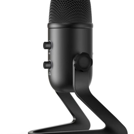 FIFINE K678 USB Podcast Microphone for Recording Streaming on PC and Laptop, Condenser Computer Gaming Mic with Headphone Output & Volume Control , Mic Gain Control, Mute Button for Vocal, YouTube. (K678)