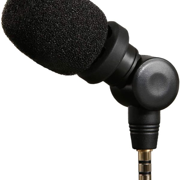 Saramonic SmartMic Professional Mini Condenser Flexible Microphone for Smartphones,Vlogging Microphone for iPhone and YouTube Video, Mic for iOS Apple iPhone 7 7s 8 X 11 6 6s iPad and Android Phone