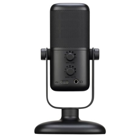 Saramonic SR-MV2000 Large Diaphragm Professional USB Studio Microphone with Magnetic Tabletop Stand, Headphone Out and Multi-Color LED for Computers and Mobile Devices (SR-MV2000)