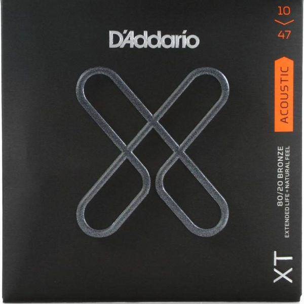 D'Addario XTAPB1047 XT Phosphor Bronze Acoustic Guitar Strings - .010-.047 Extra Light