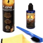 MusicNomad F-ONE Unfinished Fretboard Care Kit-Oil, Cloth, Brush (MN125)