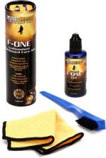 MusicNomad F-ONE Unfinished Fretboard Care Kit-Oil, Cloth, Brush (MN125)