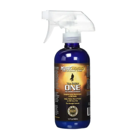 MusicNomad The Guitar One All in 1 Cleaner, Polish & Wax - 12-oz. Bottle MN150