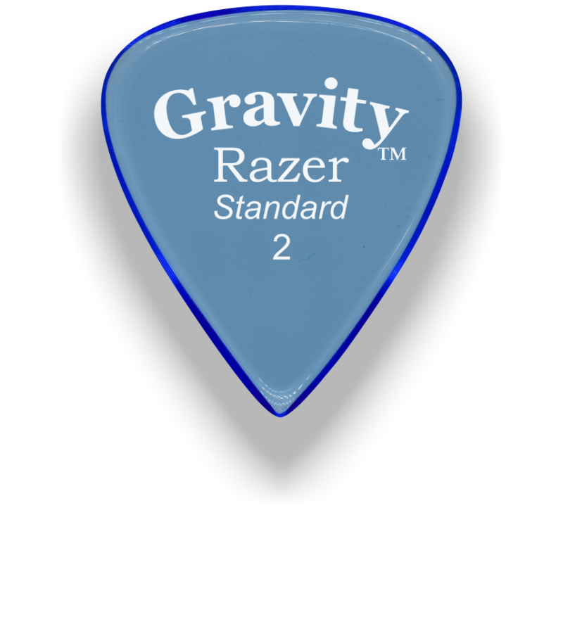 Gravity Picks Razer - Mini Size, 2mm, Polished