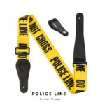 Guitar Strap YELLOW Nylon Solid Leather