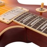 VINTAGE V100 ReIssued Electric Guitar ~ Lemon Drop - Image 3