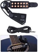 Acoustic Guitar Sound Hole Pickup Magnetic Transducer Tone Volume Controller Audio Cable (JD-2) - Image 2