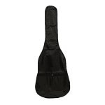 Acoustic Guitar Gig Bag Case Backpack with Zippered Pocket Design - Black - Image 2