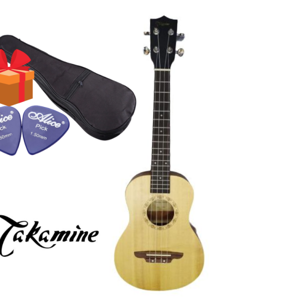 Takamine 26 Inch Tenor Ukulele Bundle