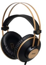 AKG_Pro Audio K92 Over-Ear, Closed-Back, Studio Headphones, Matte Black and Gold - Image 3