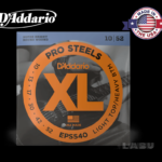 D'ADDARIO EPS540 PROSTEELS ELECTRIC GUITAR STRINGS LIGHT TOP/HEAVY BOTTOM 10-52