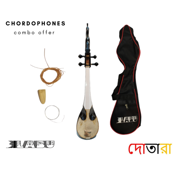 Professional Semi-Electrical Dotara  Inch- Chordophones Black