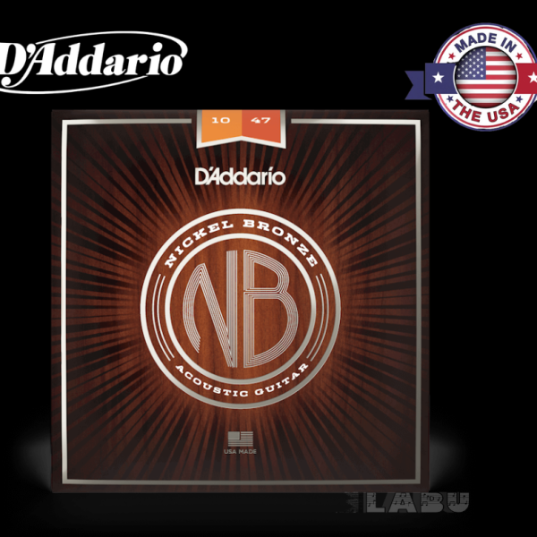 D'Addario NB1047 custom light Nickel Bronze Strings Set for Acoustic Guitar