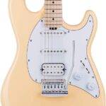 Sterling by Music Man 6 String Solid-Body Electric Guitar, Right, Vintage Cream (CT30HSS-VC-M1)