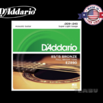 D'Addario EZ890 Great American Bronze 85/15 Super Light Acoustic Guitar Strings, Super Light, 9-45
