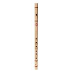 Combo of Bamboo A Natural Medium Flute for Beginner Series and Flute Bag - Natural - Image 2