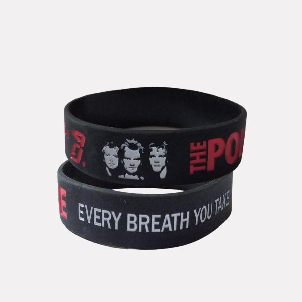 The Police_English rock band high quality Silicon Wristband