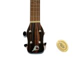 Concert Aulia Ukulele, Natural Wood With Currying Case and Picks - Image 3