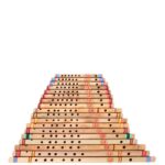 Flute Set Scale Base G to Flat C - Wooden