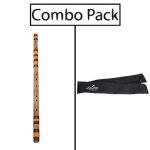 Combo of Bamboo Flute and Flute Bag