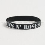 guns_nd roses official Logo printed high quality silicon Wristband