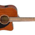 Fender CD-60SCE All Mahogany Acoustic-Electric Guitar - Dreadnaught Body Style - Natural Finish