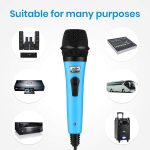 Moukey MK0120 Dynamic Microphone Dynamic Karaoke Microphone, Moukey Handheld Wired Mic Cardioid Home, 13 ft XLR Cable Metal Corded for Singing/PA Speaker/Amp/Mixer/Karaoke Machine/Speech/Wedding/Stage-Black (MWm-5) - Image 6