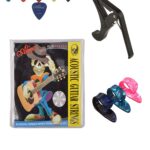 Alice Bronze Acoustic Guitar Strings,Capo,Plectrums Pick,Thumb Picks (BEST COMBO)