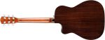 Fender CC-140SCE Acoustic-Electric Guitar with Case - Concert Body Style - Sunburst - Image 2
