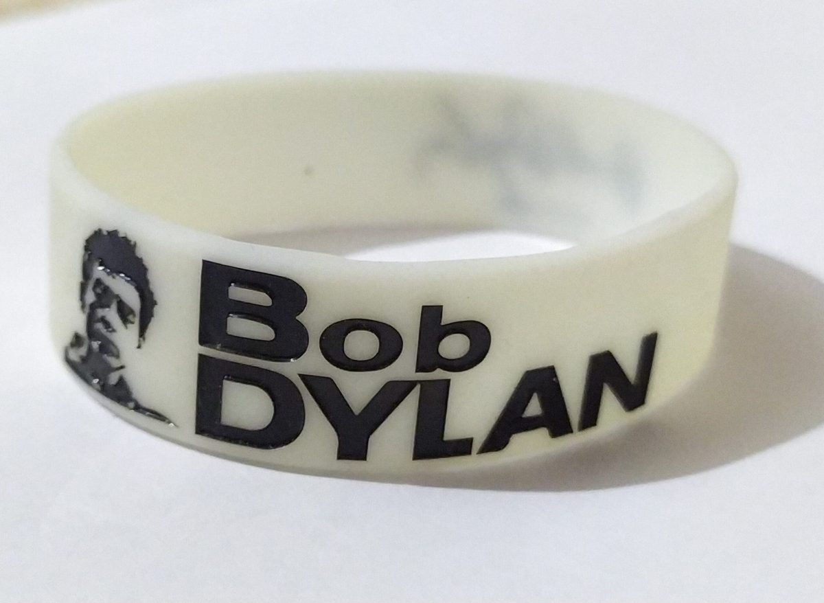 Bob Dylan American singer high quality Silicon Glow Wristband - Image 1