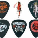 Dunlop variety LUCKY 13 Guitar Pick USA MADE - 1 Pcs