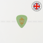 Pick Geek Delrin Guitar Pick Medium (0.71mm) Green Made in UK