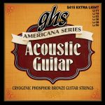 GHS Strings Americana Phosphor Bronze Acoustic Strings - S415 SET - Extra Light Gauge (011-050)